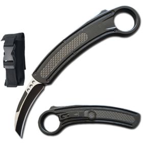 Auto Karambit Talon Dual Action OTF Carbon Fiber Knife