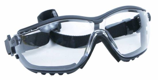 Protective Goggles With Elastic Strap - Clear Lens