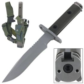 Close Quarters Combat Ready Bayonet Survival Bowie Knife