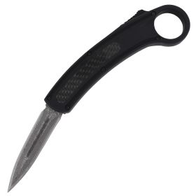 9" Karambit Style Damascus Steel Automatic Dual Action OTF