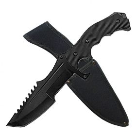 11" Black Military Combat Fighter Hunter Bowie Knife