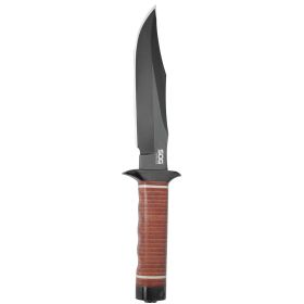 SOG Bowie 2.0 Knife 6.4" Black TiNi Blade