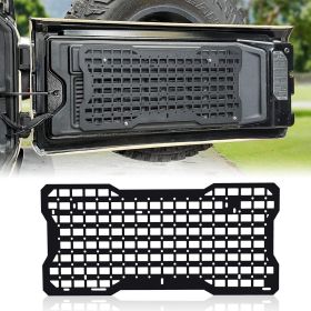 Tailgate Tactical Panel for Wrangler Tailgate Tool Kit Organizer Racks Compatible with Jeep Wrangler 2007-2018 JK JKU & 2018-2022 JL JLU