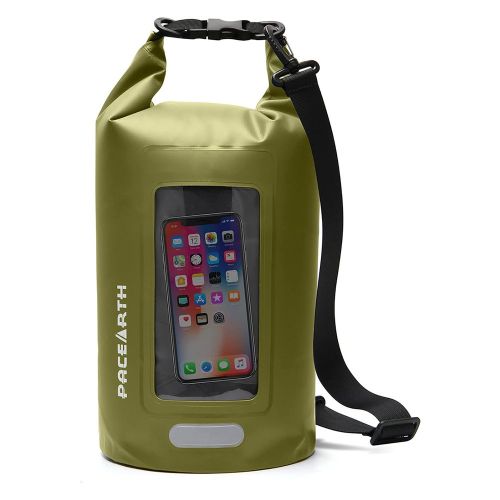 Waterproof Dry Bag 10L/20L/30L; Fishing Bag With Clear Phone Case; Roll Top Lightweight Floating Backpack Dry Sack; Keeps Gear Dry For Kayaking;