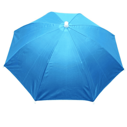 Portable Rain Hat Outdoor Folding Umbrella Fishing Sun Shade Anti-UV Camping Fishing Headwear Cap Beach Head Hat Accessory