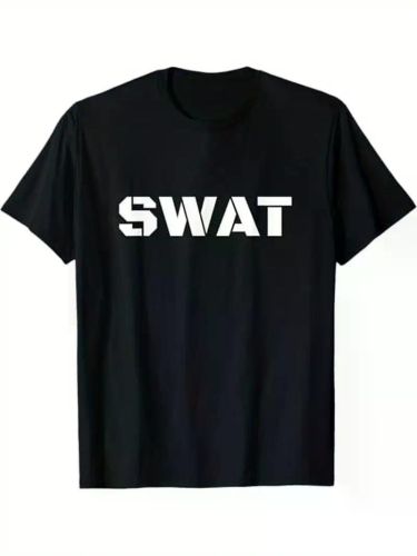 SWAT Team Halloween Costume Boys Girls Boys Tactical Uniform Idea T-Shirt, 100% Cotton, Halloween Thanksgiving Christmas Gift